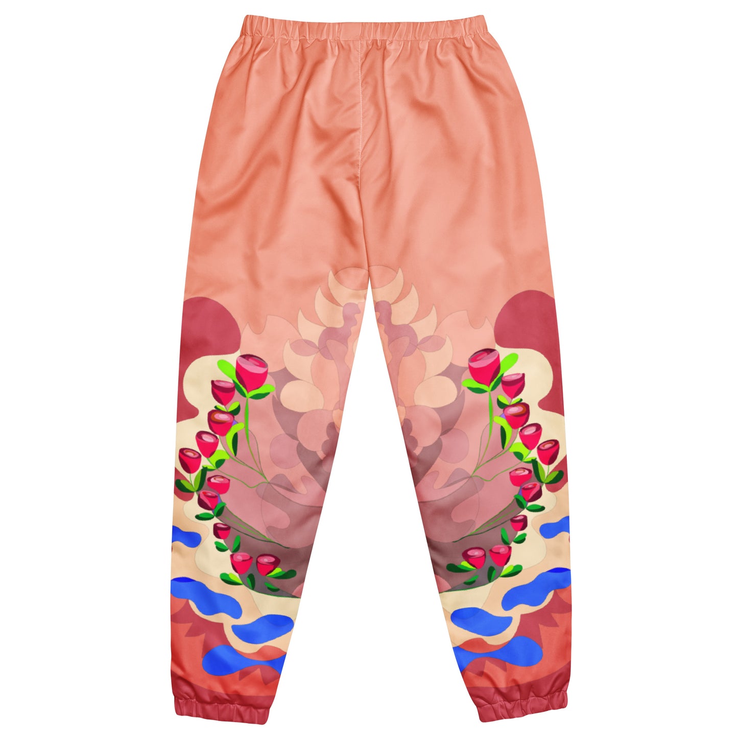 Pinky Mauve"Blissful Dragon" Track Pants (Men)