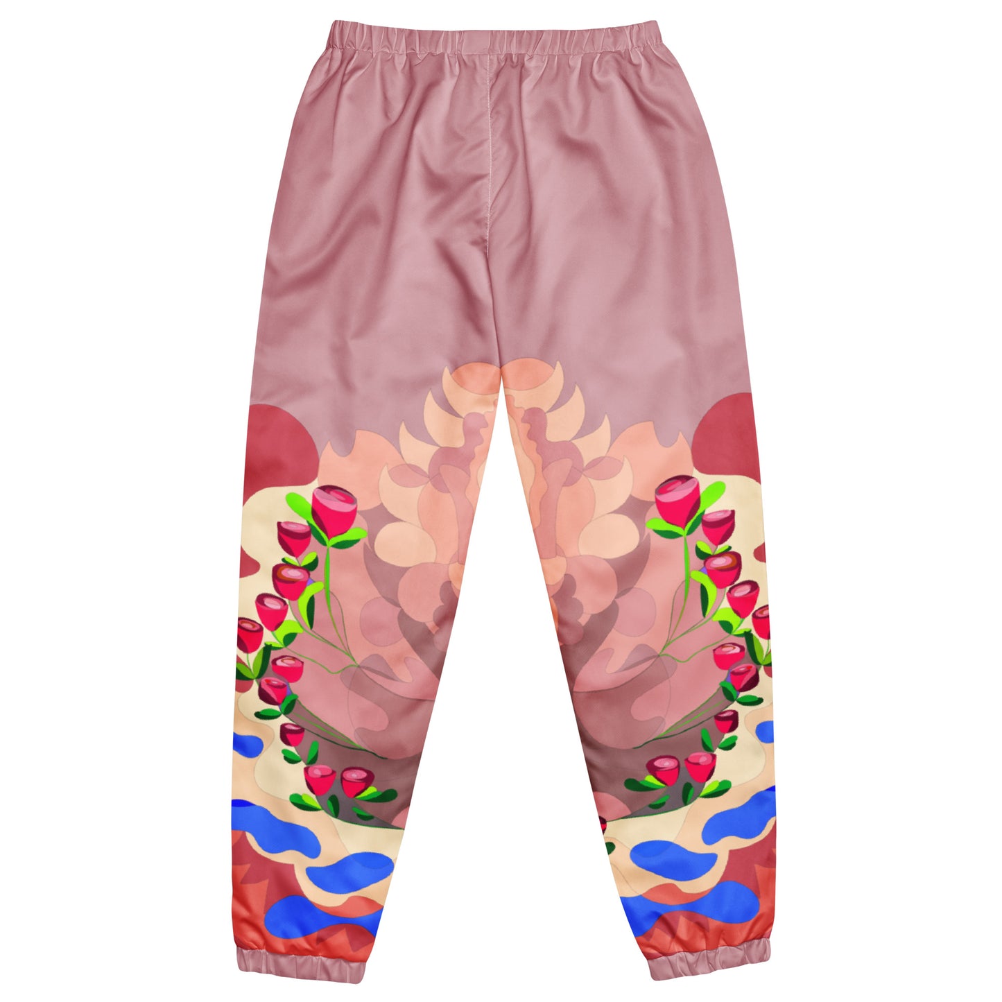 Mauve "Blissful  Dragon" Track Pants (Men)