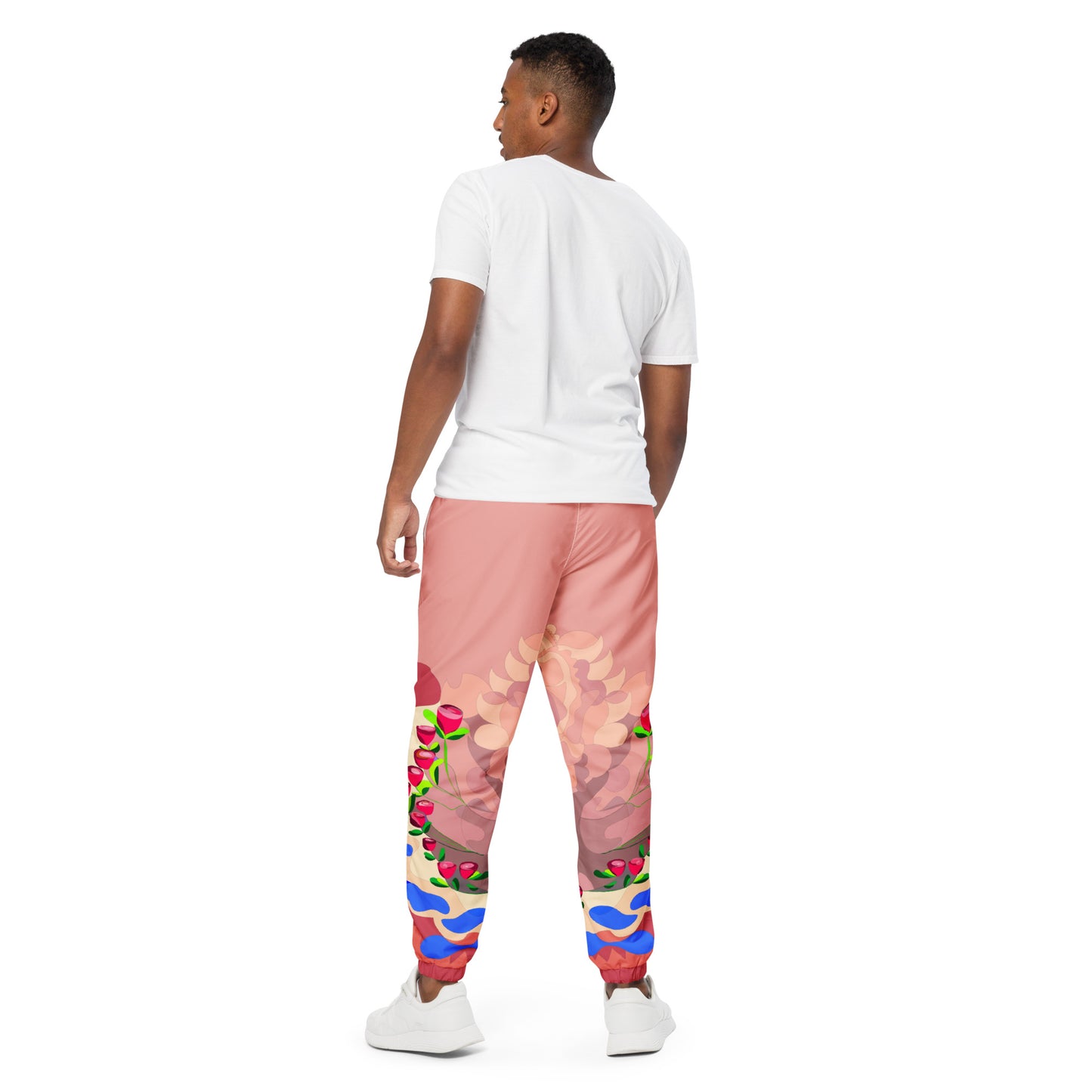 Shimmering Blush "Blissful Dragon" Track Pants (Men)