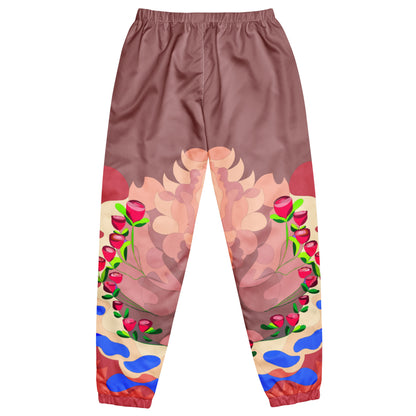 Chocolate Mauve "Blissful Dragon" Track Pants (Women)