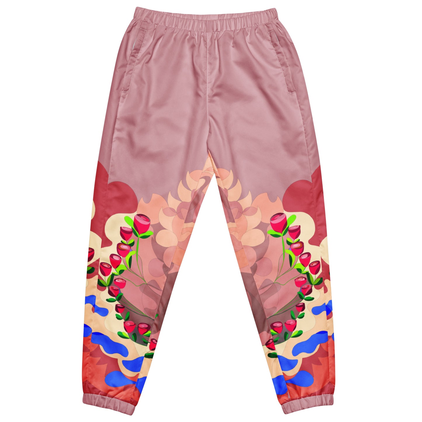 Mauve "Blissful  Dragon" Track Pants (Men)