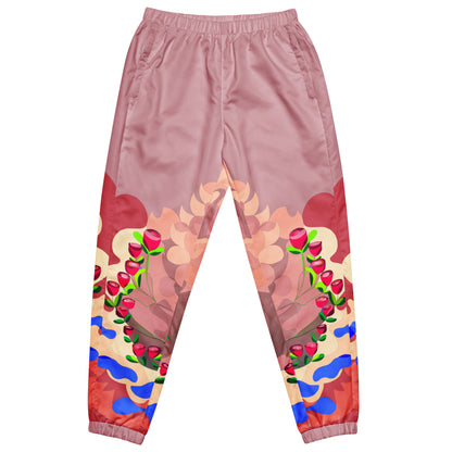 Mauve "Blissful  Dragon" Track Pants (Men)