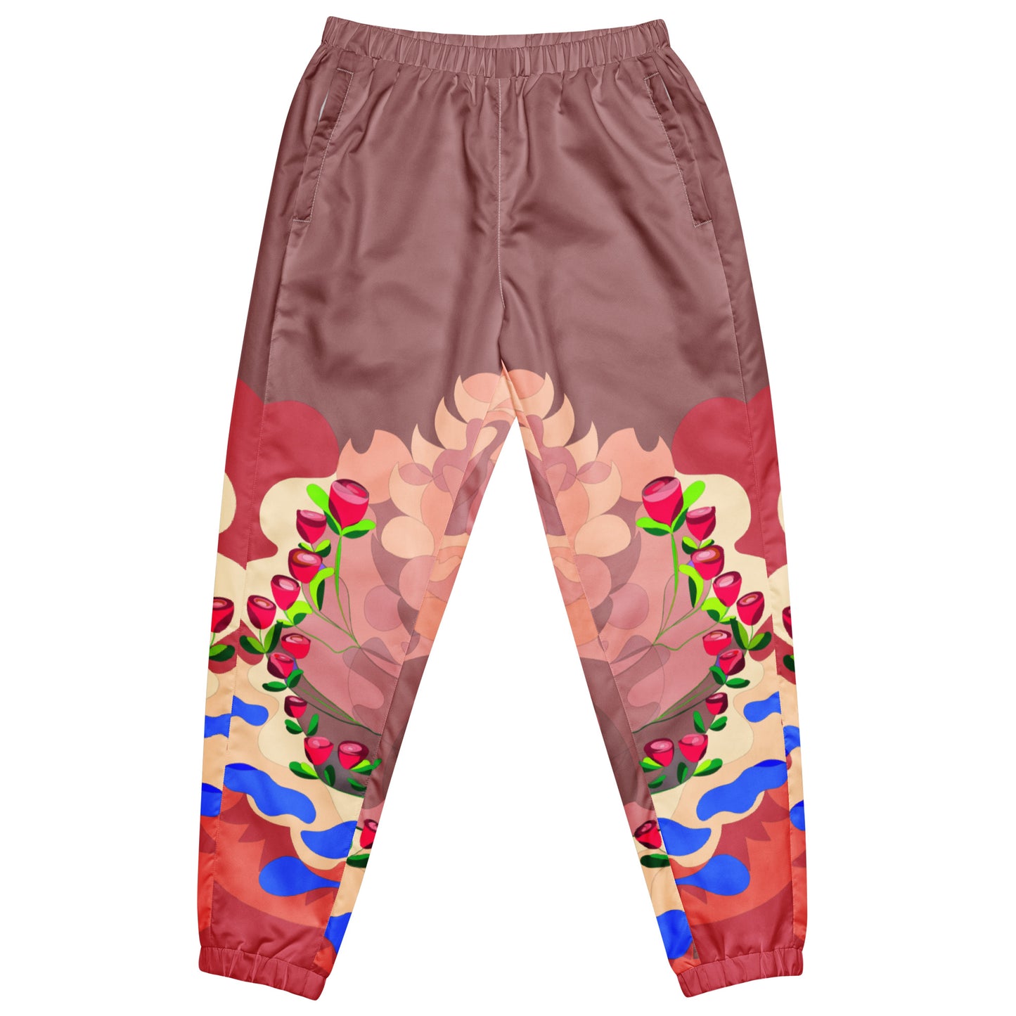 Chocolate Mauve "Blissful Dragon" Track Pants (Women)