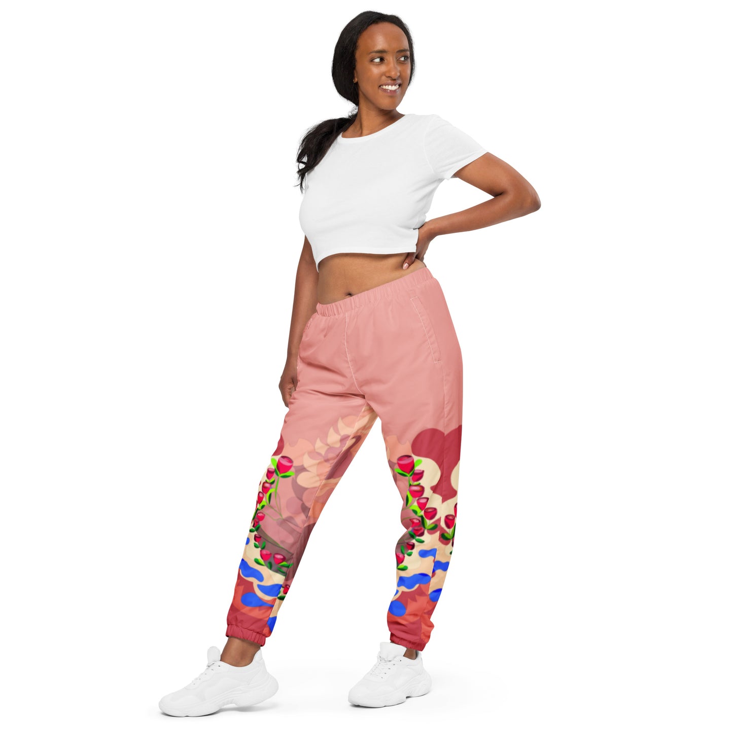 Shimmering Blush "Blissful Dragon" Track Pants (Women)