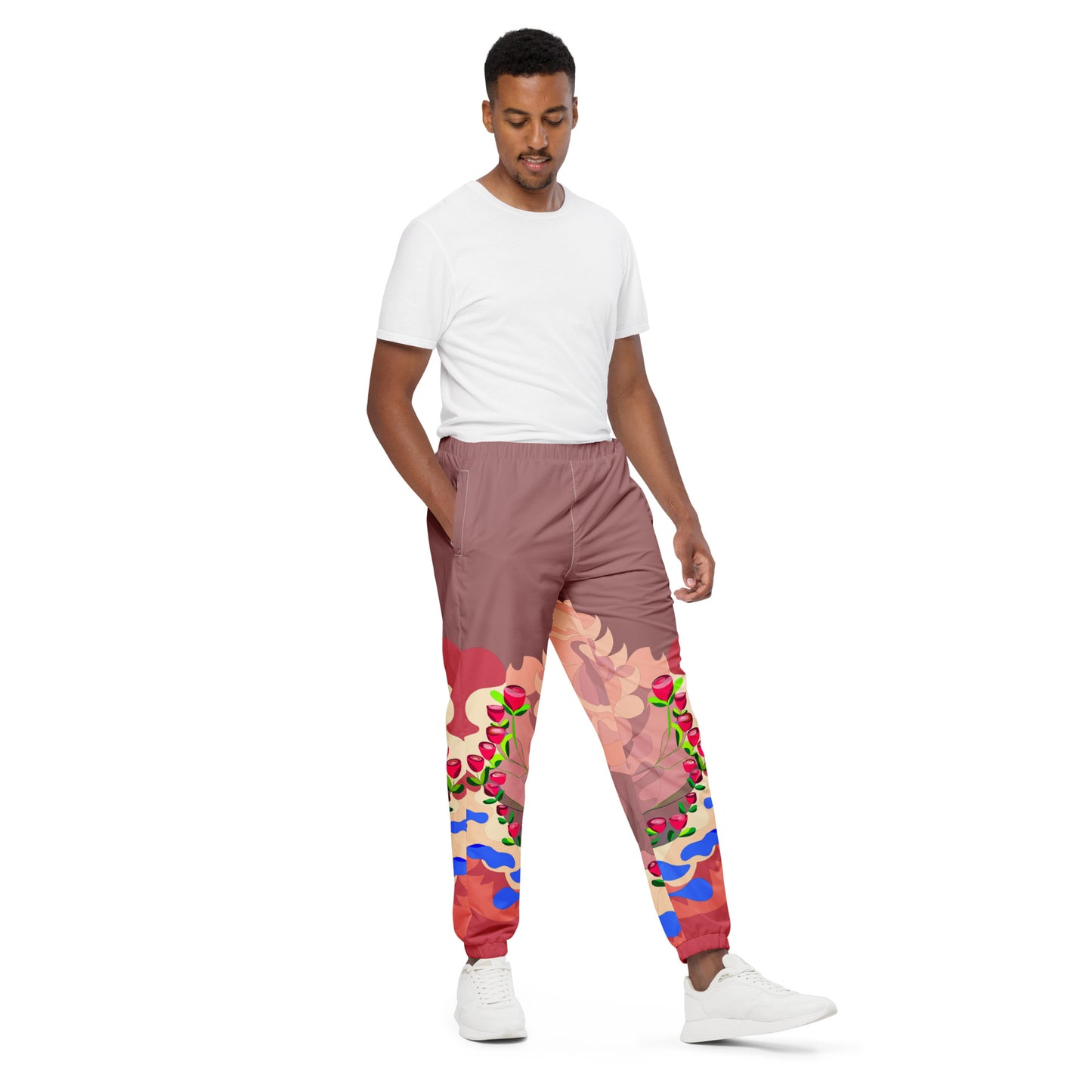 Chocolate Mauve "Blissful Dragon" Track Pants (Men)