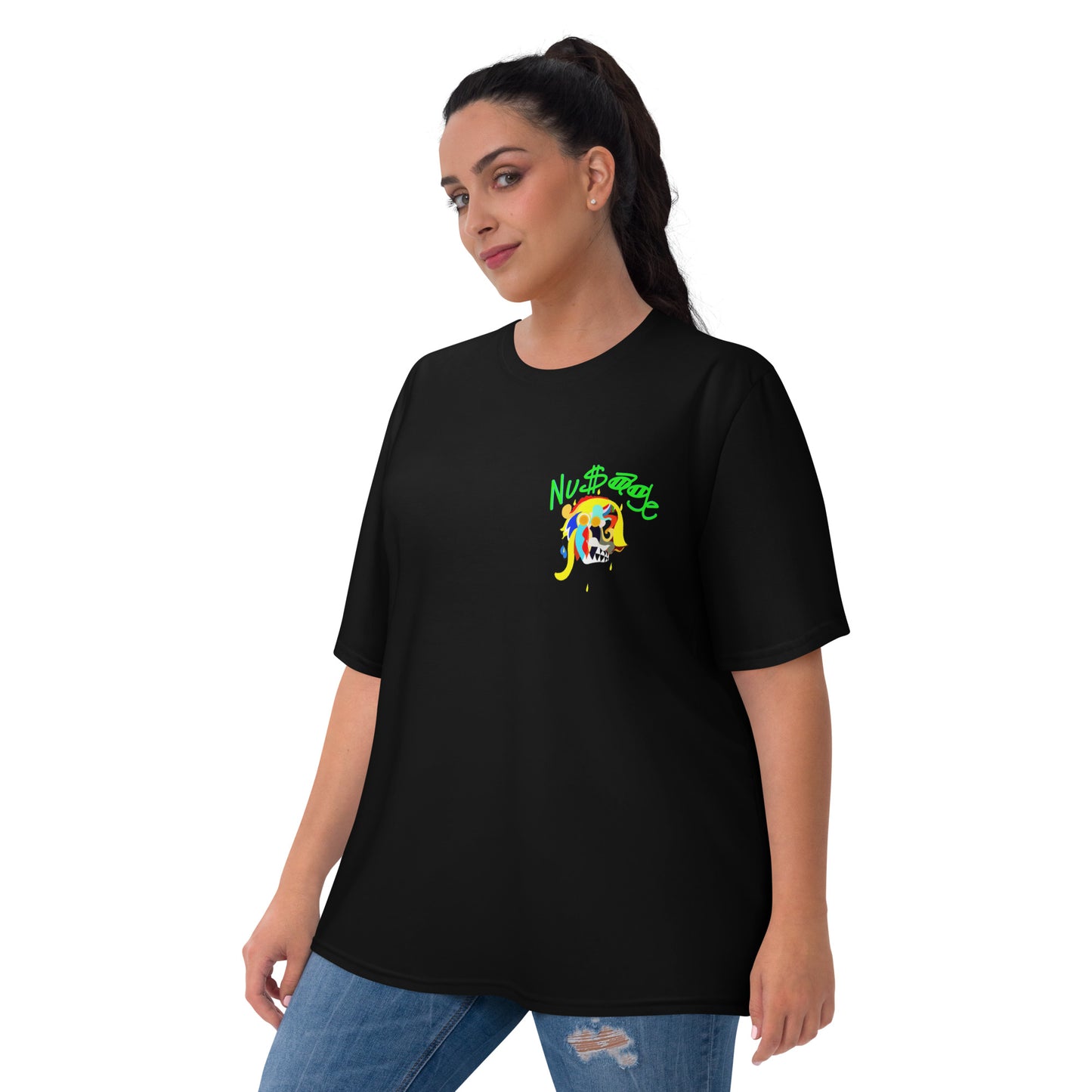 Pharaoh Neon Green Women's T-shirt (Black)