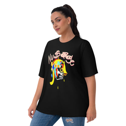 Pharaoh Cotton Candy Chest Women's T-shirt (Black)