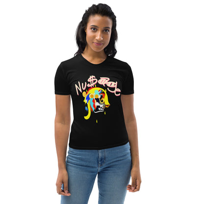 Pharaoh Cotton Candy Chest Women's T-shirt (Black)