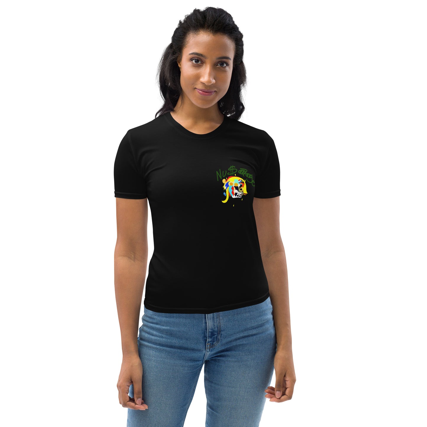 Pharaoh Forest Green Women's T-Shirt (Black)