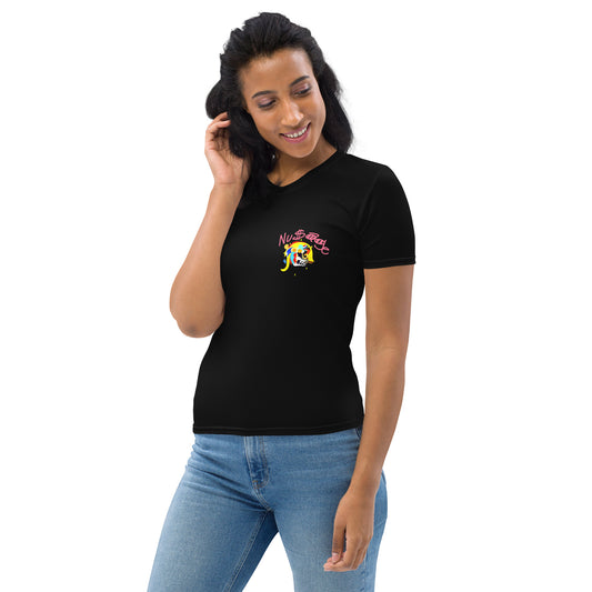 Pharaoh Cotton Candy Women's T-shirt (Black)