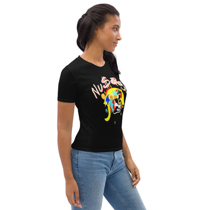 Pharaoh Cotton Candy Chest Women's T-shirt (Black)