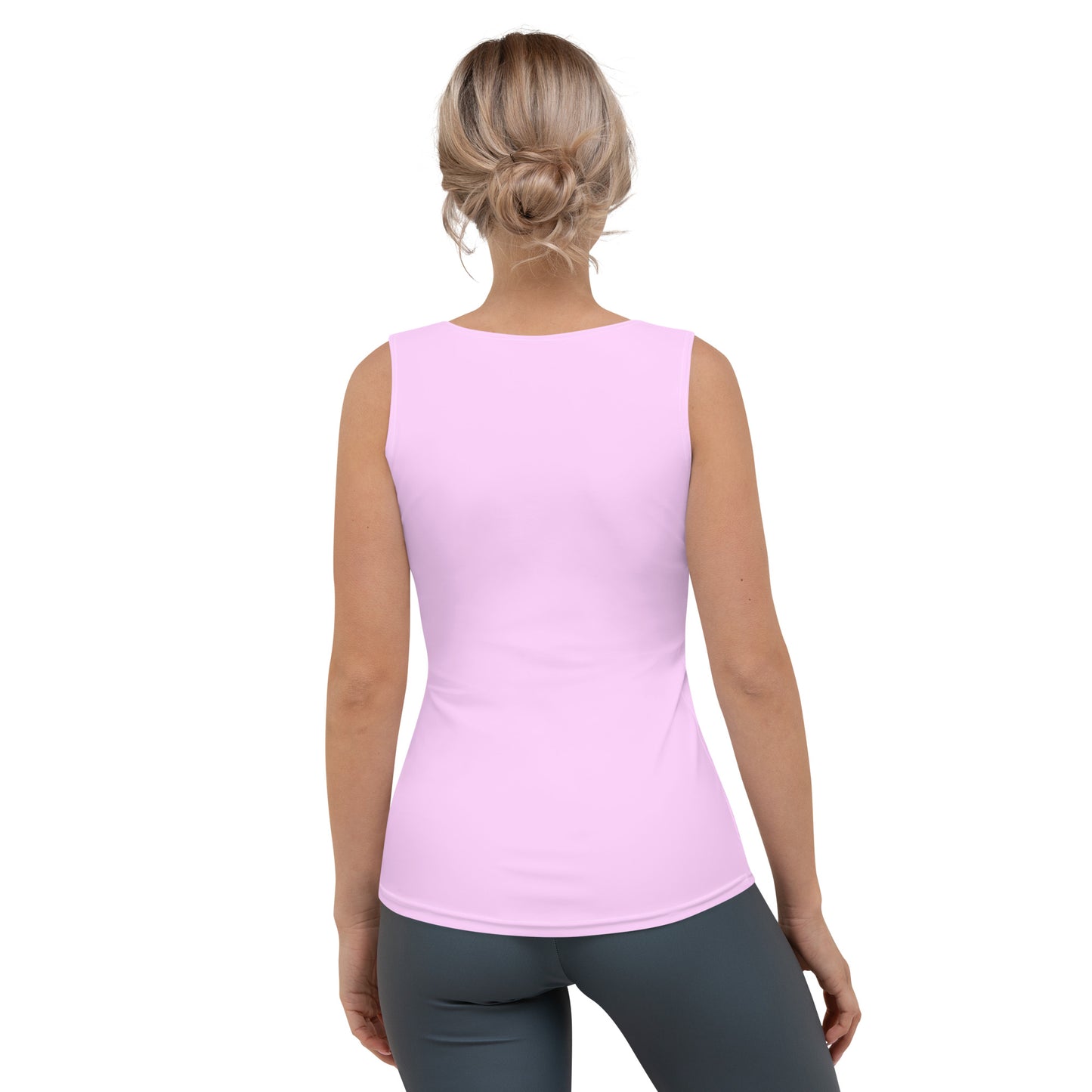 Swimming in Tulips Sweet Purple Tank Top Pink Logo