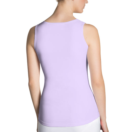 Lilac in Roses Tank Top