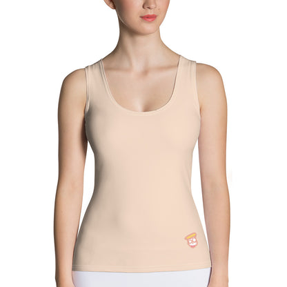 Almond Cream "Jubilee" Tank Top