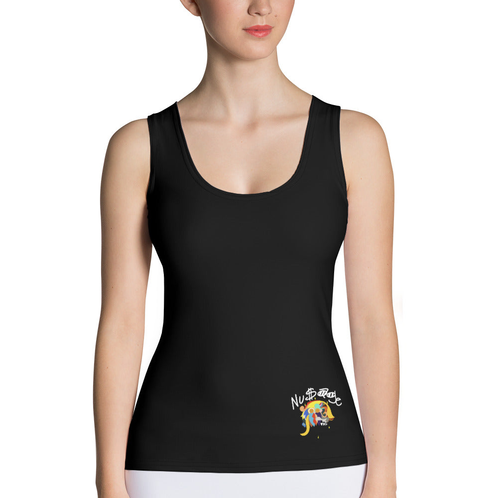 ‘’Pharaoh” Black Tank Top