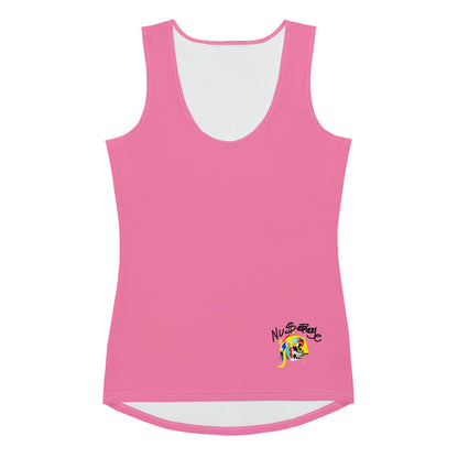 ‘’Pharaoh” Cotton Candy Pink Tank Top