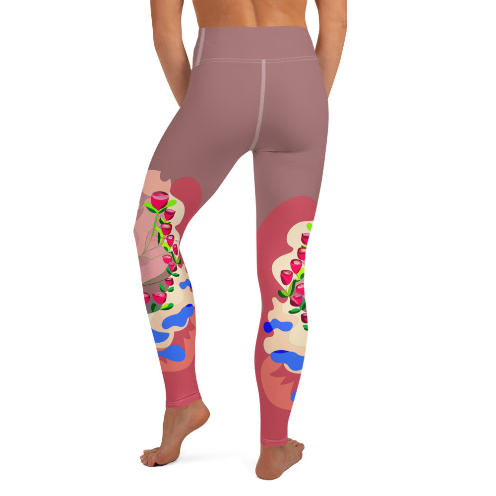 Chocolate Mauve Yoga Leggings