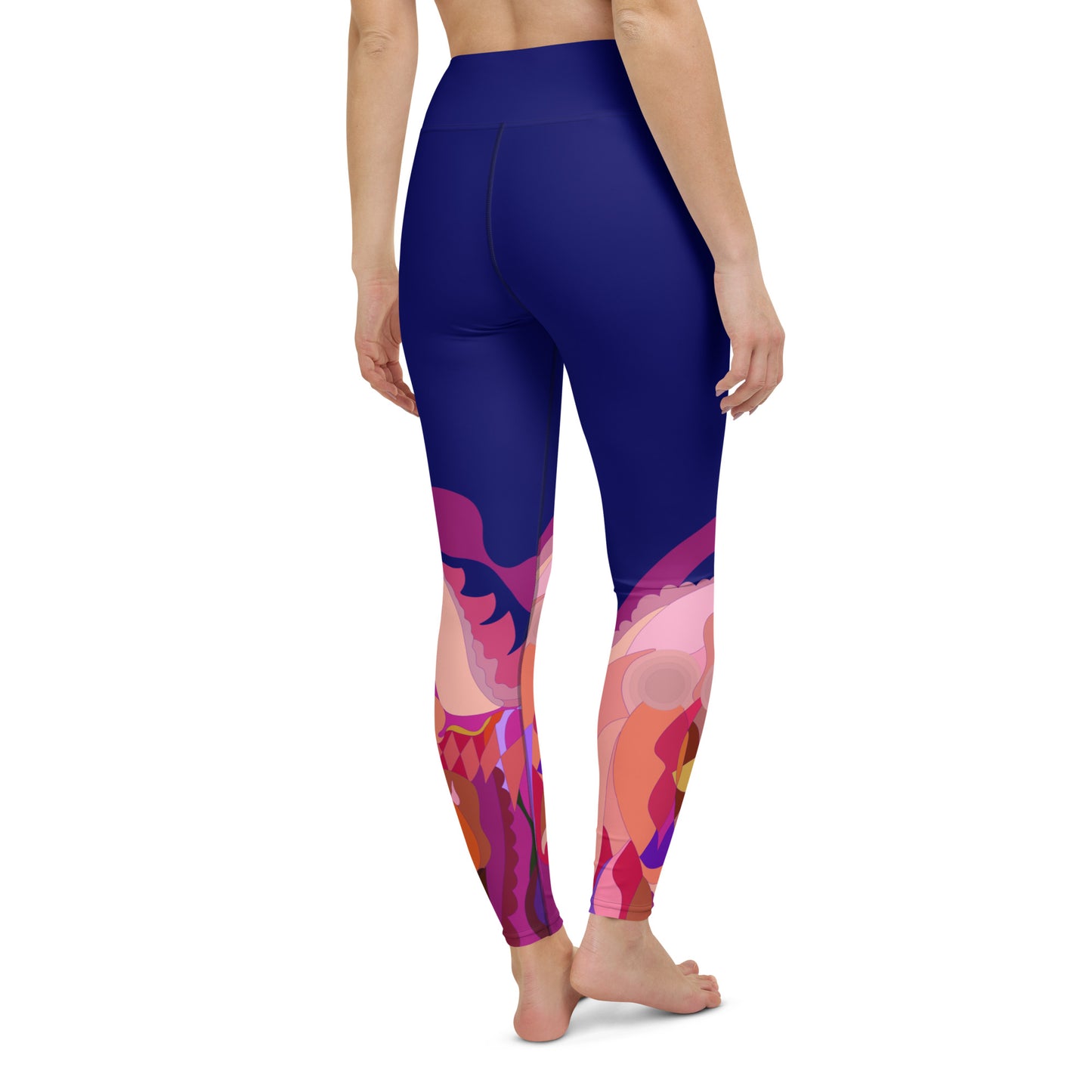 Navy Blue "Jubilee" Yoga Leggings