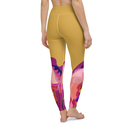 Dijon Gold "Jubilee" Yoga Leggings