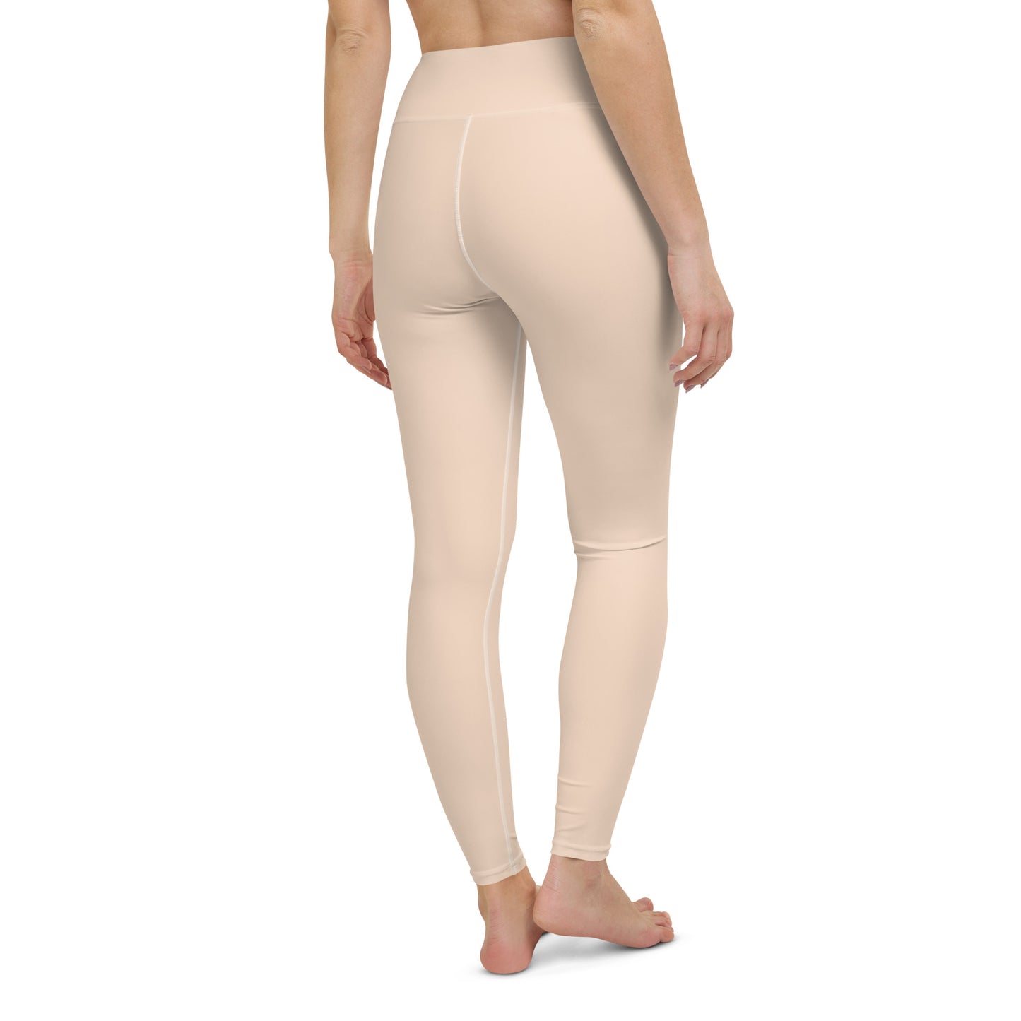 Almond Cream "Jubilee" Yoga Leggings (Solid Color)