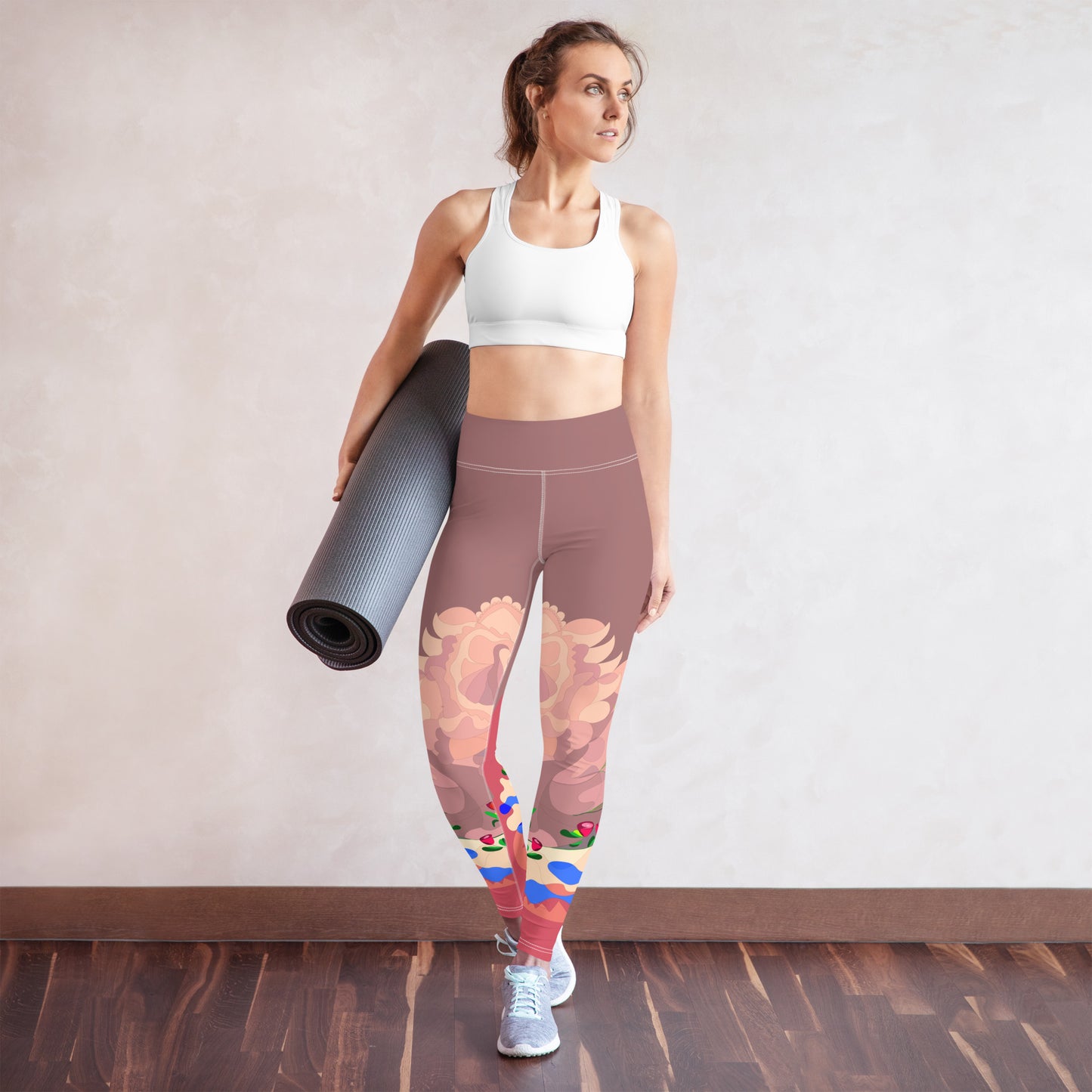 Chocolate Mauve Yoga Leggings