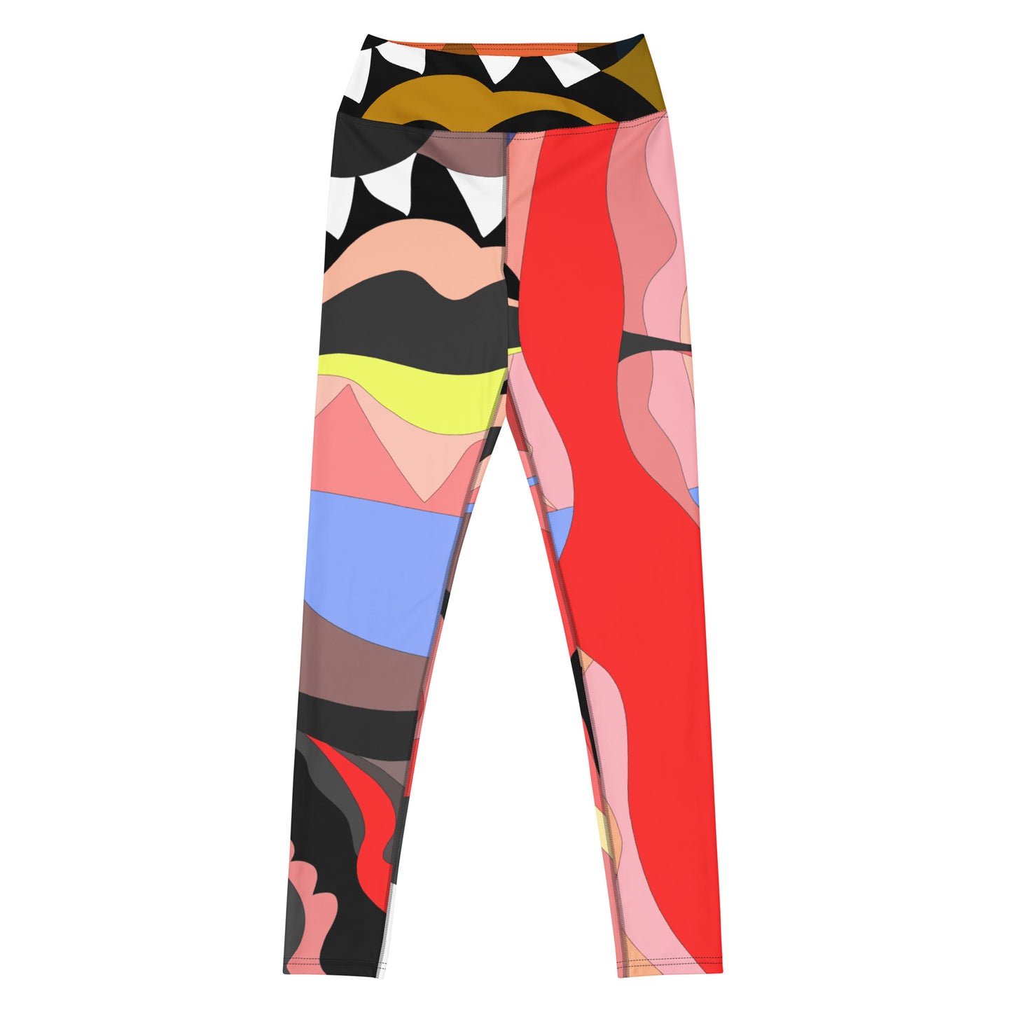 Ice Cream Nuganda Print Yoga Leggings