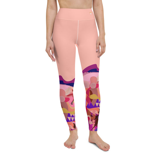 Bubblegum "Jubilee" Yoga Leggings