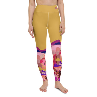 Dijon Gold "Jubilee" Yoga Leggings