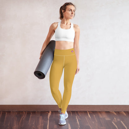 Dijon Gold "Jubilee" Yoga Leggings (Solid Color)