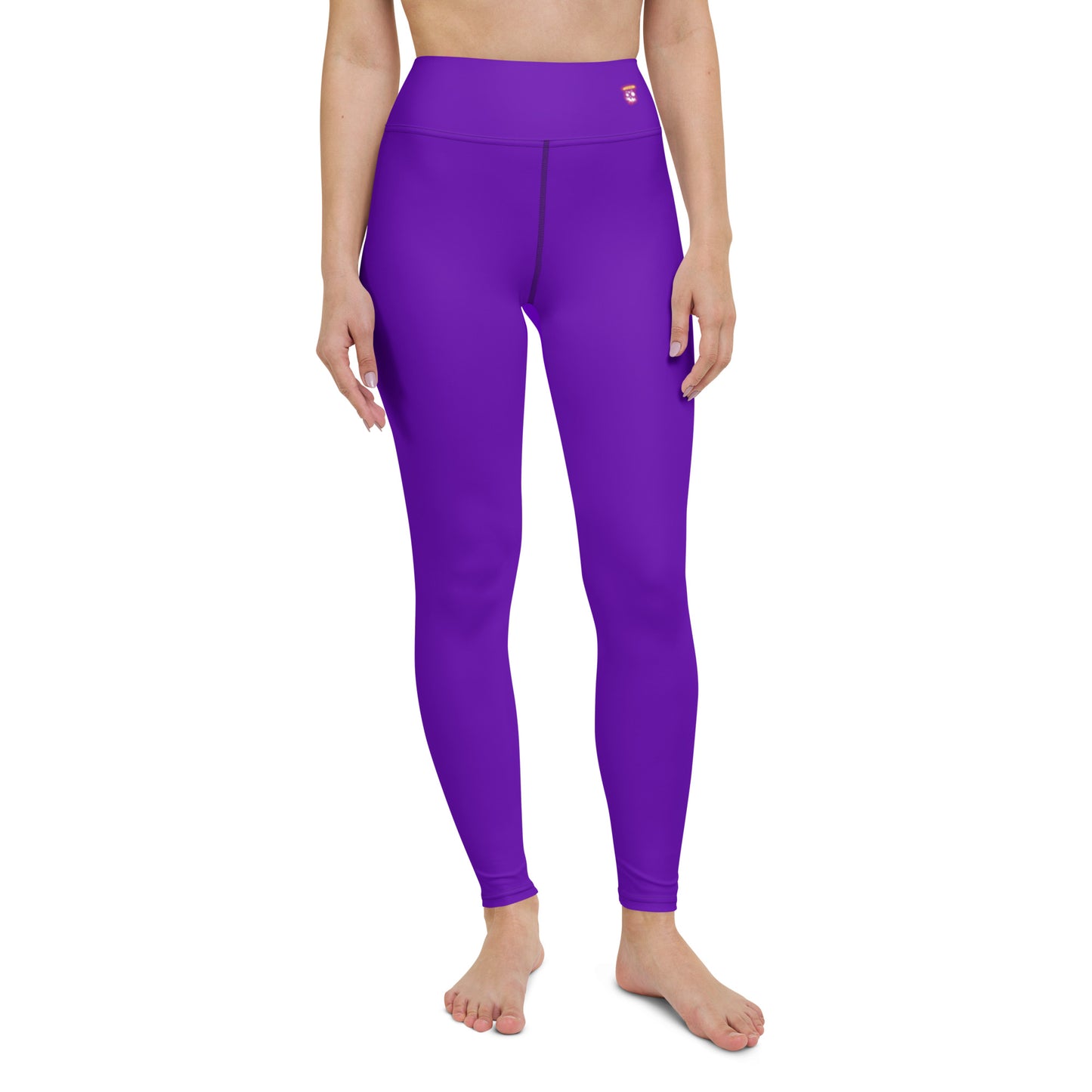 Purple Violet "Jubilee" Yoga Leggings (Solid Color)