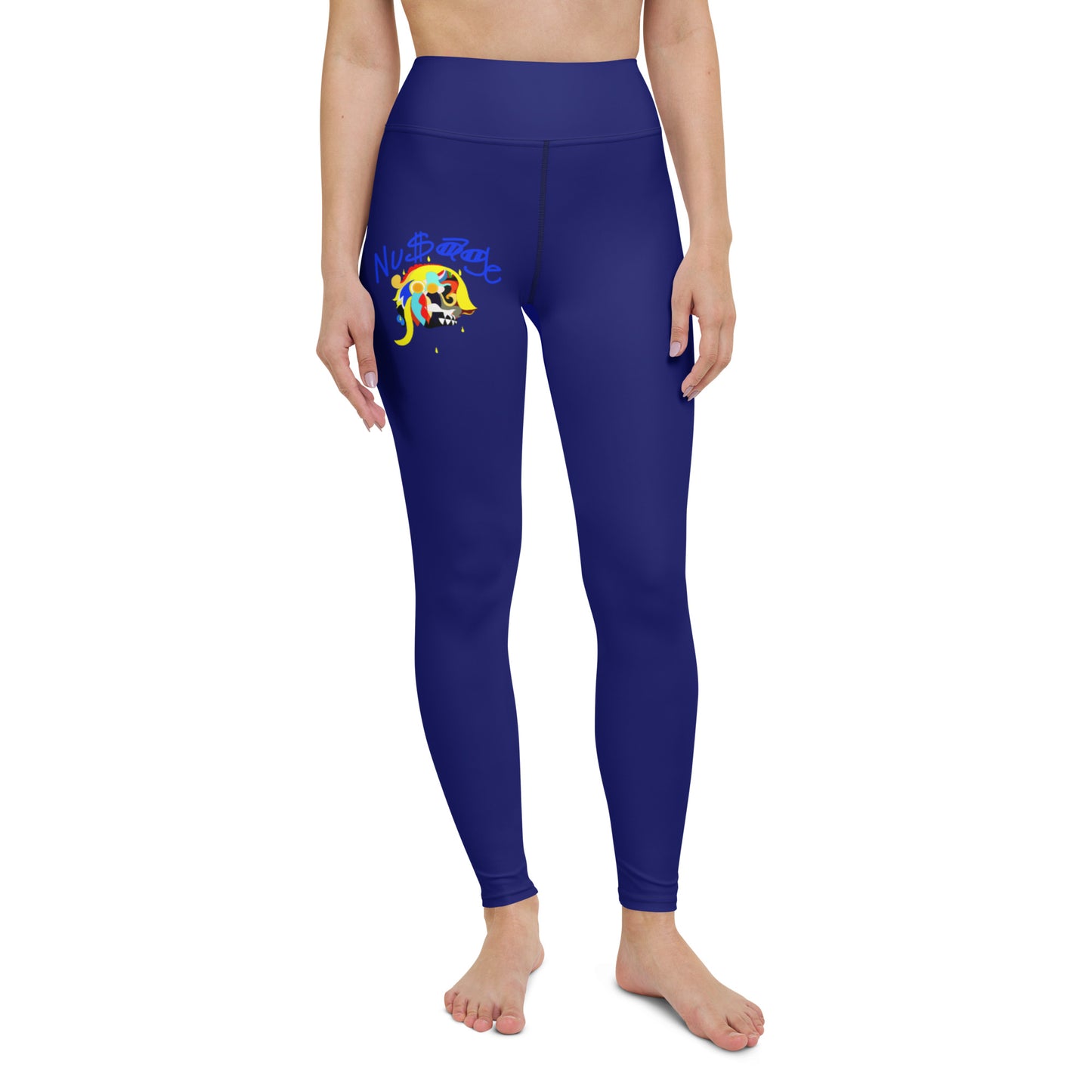 ‘’Pharaoh” Royal Blue Yoga Leggings