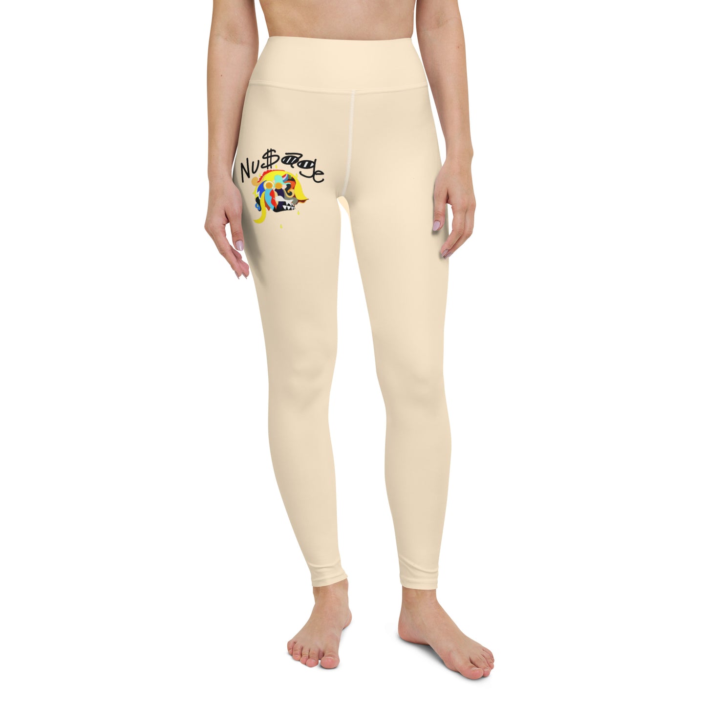 ‘’Pharaoh” Vanilla Cream Yoga Leggings