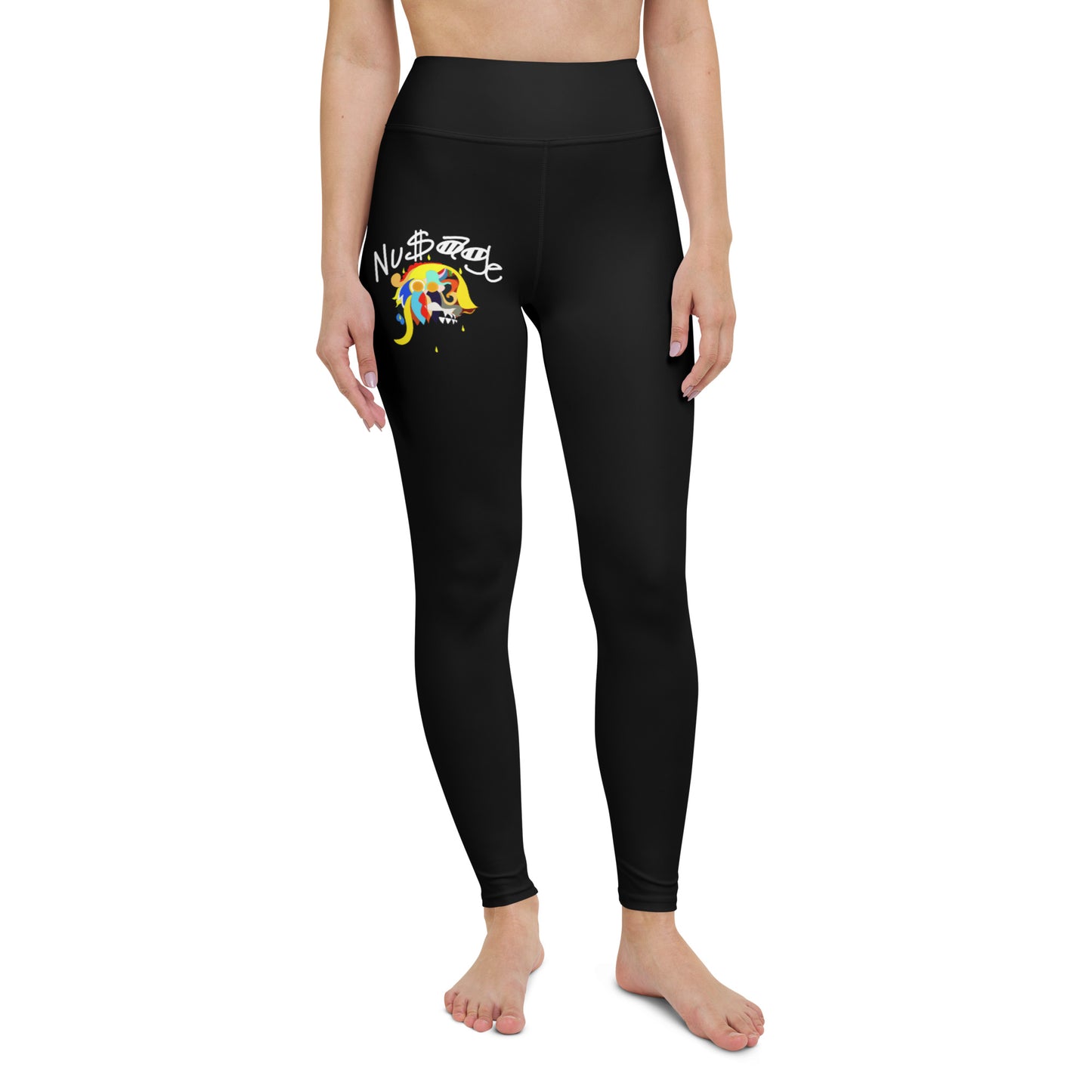 ‘’Pharaoh” Black Yoga Leggings *