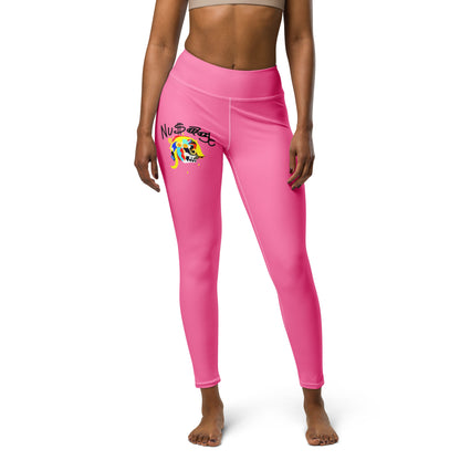 ‘’Pharaoh” Cotton Candy Yoga Leggings