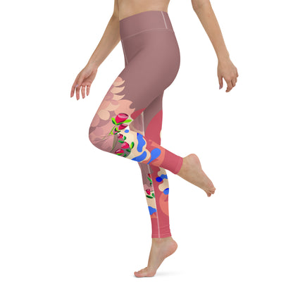 Chocolate Mauve Yoga Leggings