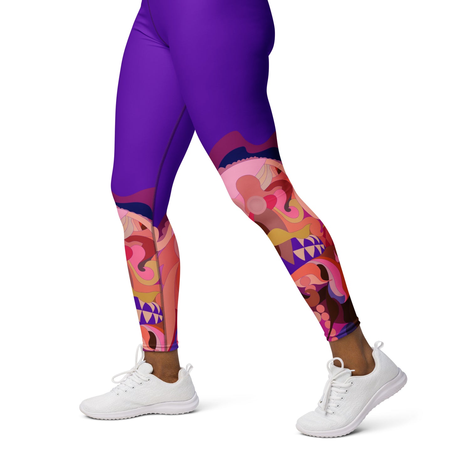 Purple Violet "Jubilee" Yoga Leggings