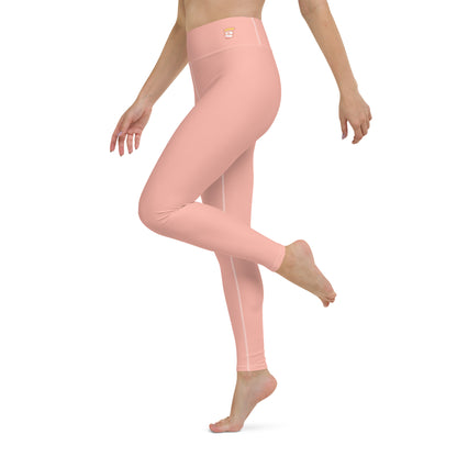 Bubblegum "Jubilee" Yoga Leggings (Solid Color)