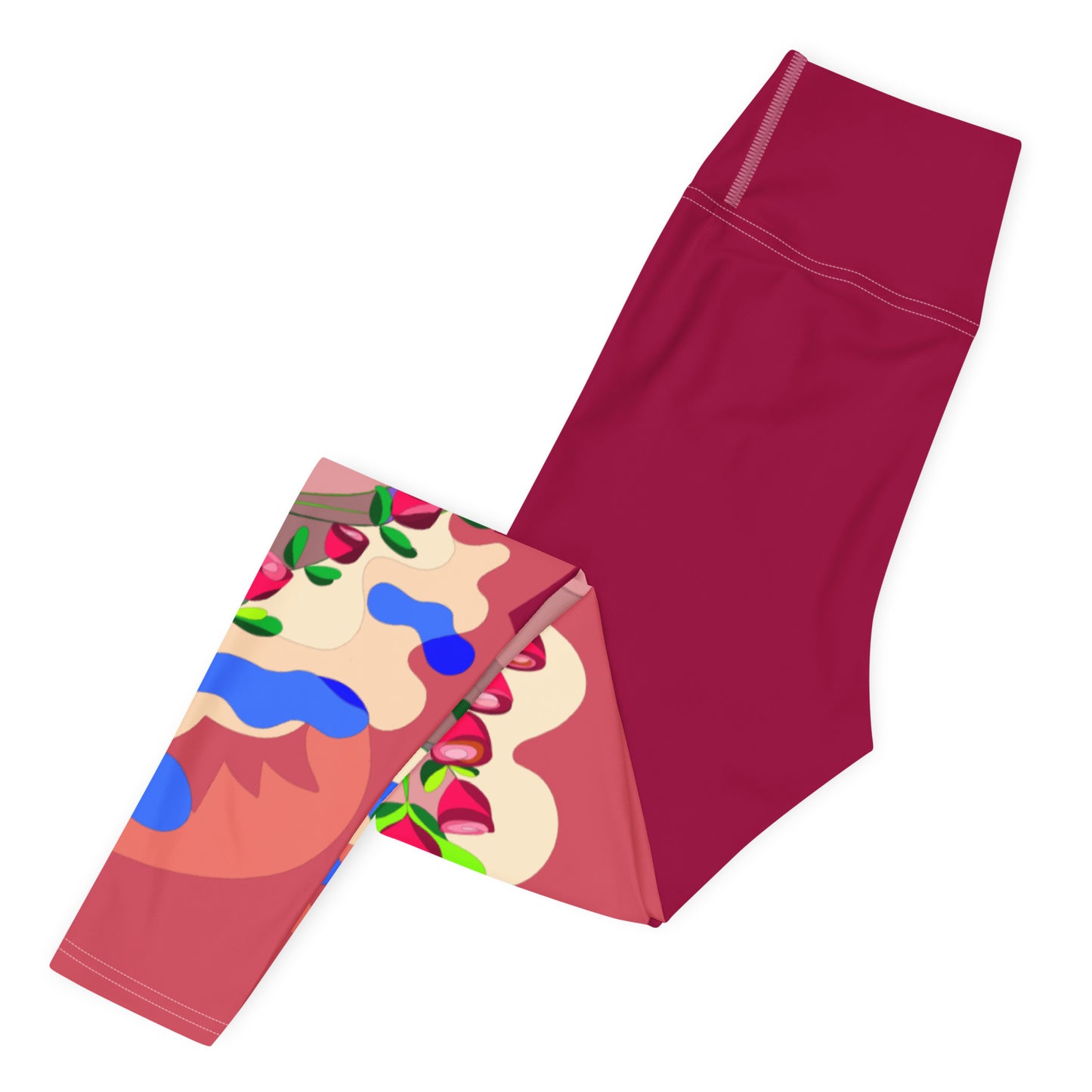 Cranberry Dragon Yoga Leggings