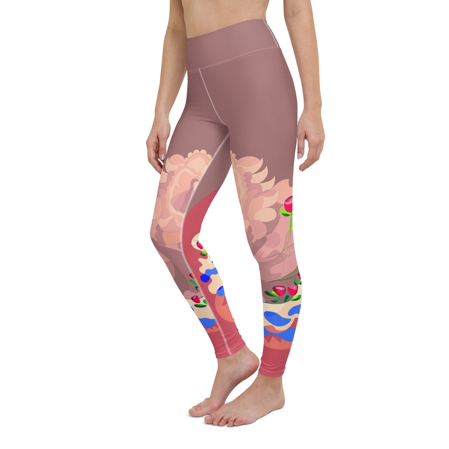 Chocolate Mauve Yoga Leggings