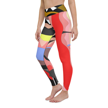 Ice Cream Nuganda Print Yoga Leggings