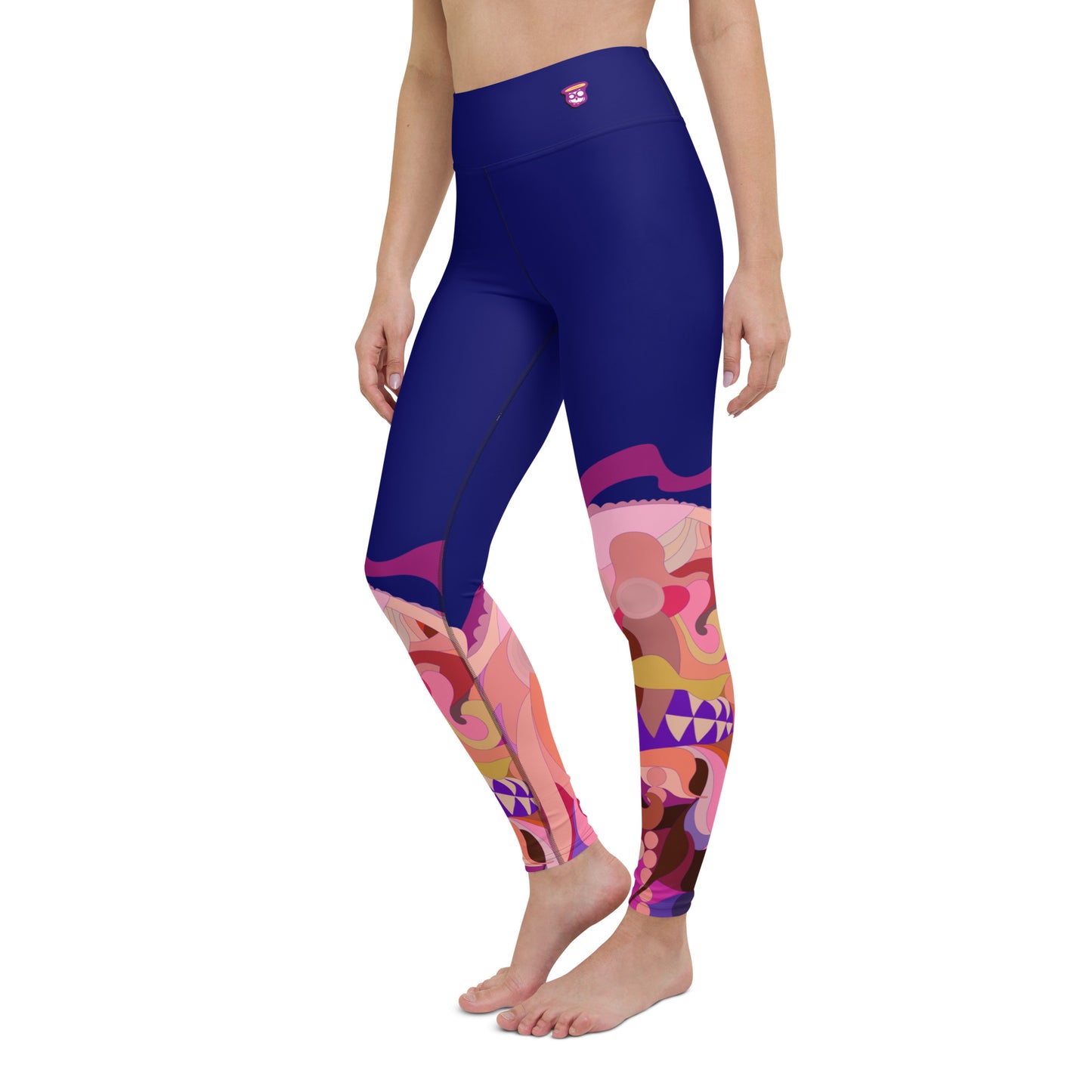 Navy Blue "Jubilee" Yoga Leggings