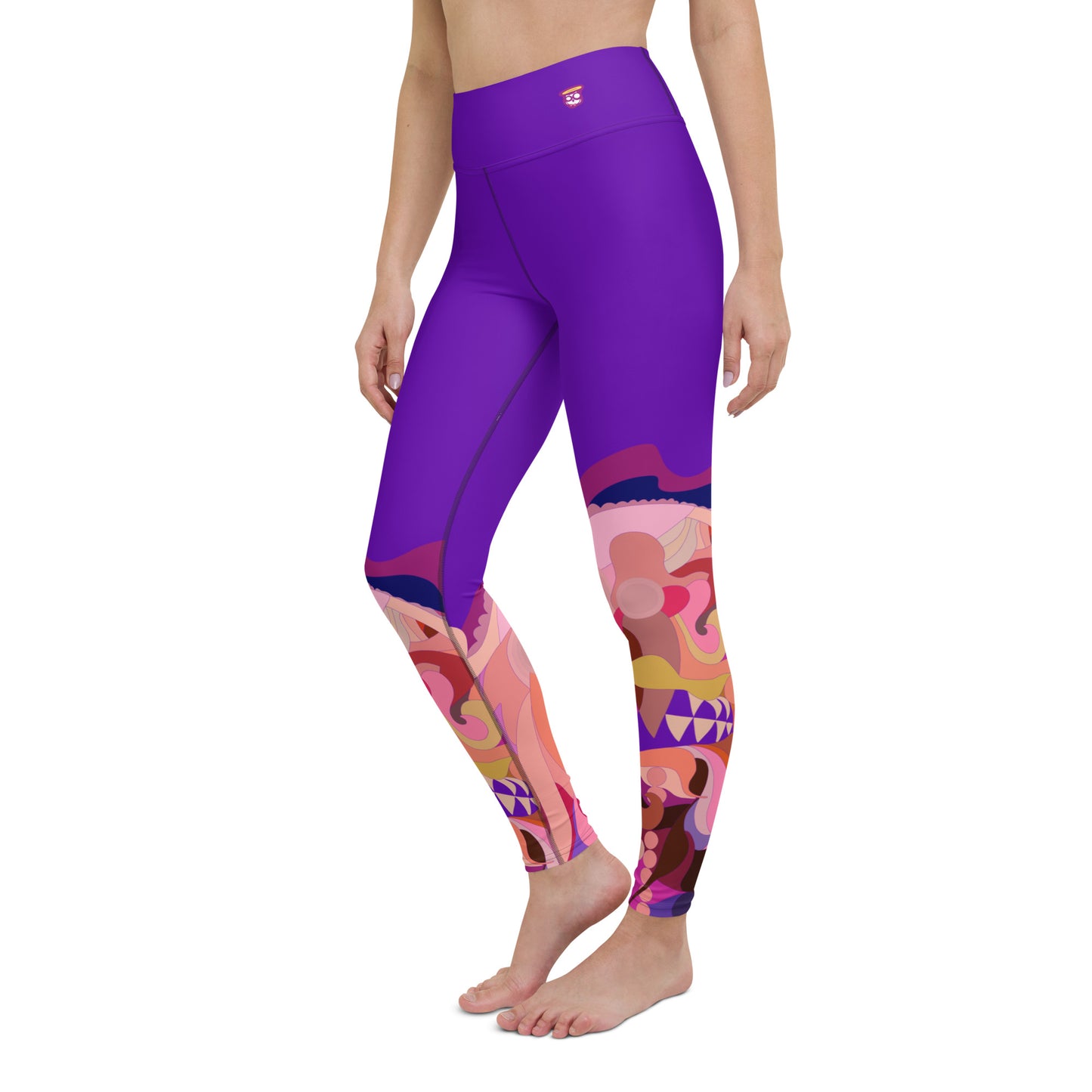 Purple Violet "Jubilee" Yoga Leggings