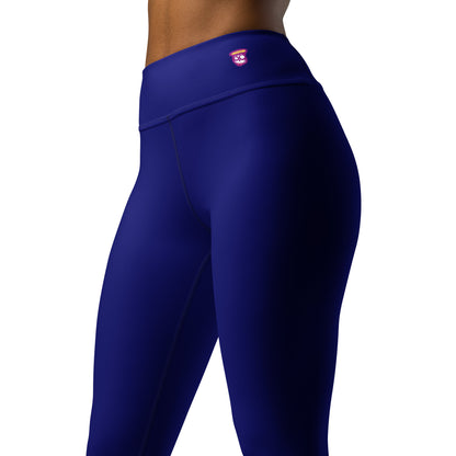 Navy Blue "Jubilee" Yoga Leggings (Solid Color)