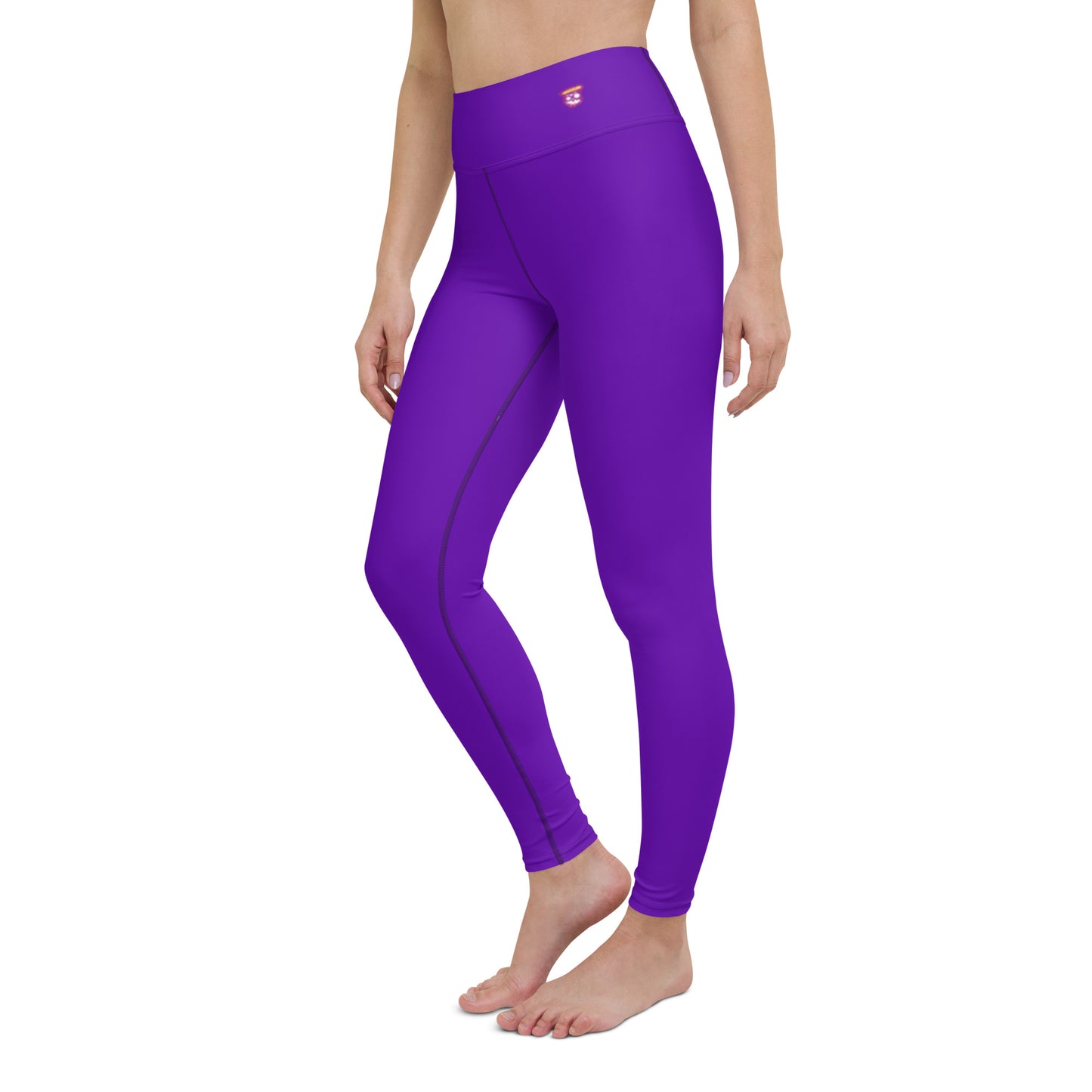 Purple Violet "Jubilee" Yoga Leggings (Solid Color)