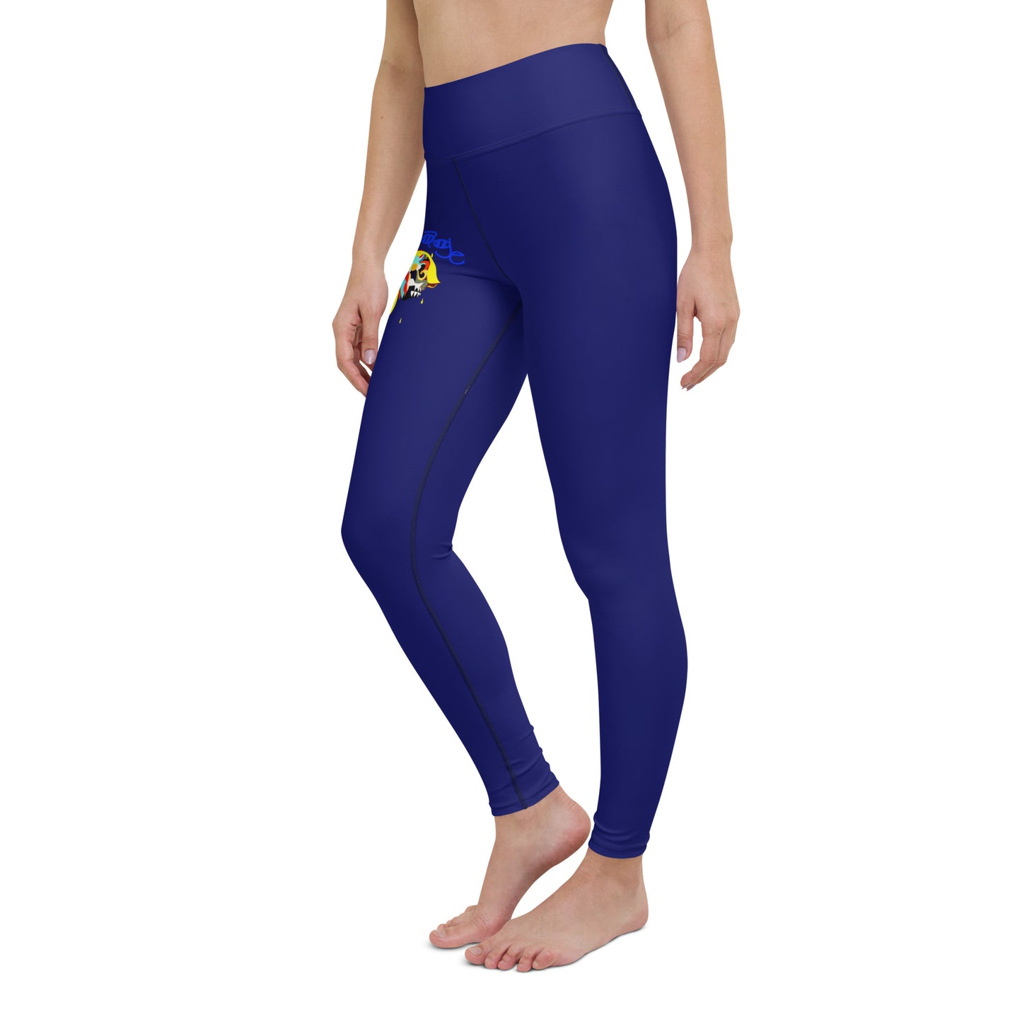 ‘’Pharaoh” Royal Blue Yoga Leggings