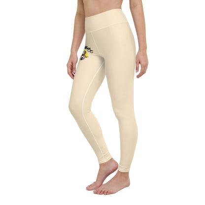 ‘’Pharaoh” Vanilla Cream Yoga Leggings