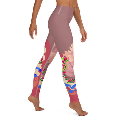 Chocolate Mauve Yoga Leggings