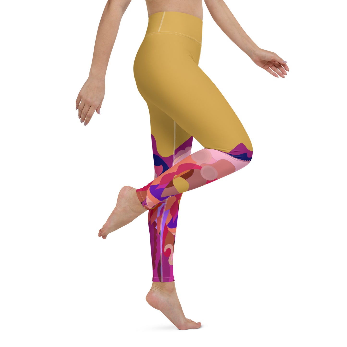 Dijon Gold "Jubilee" Yoga Leggings