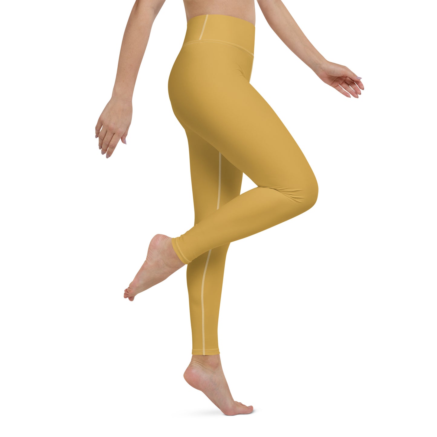 Dijon Gold "Jubilee" Yoga Leggings (Solid Color)