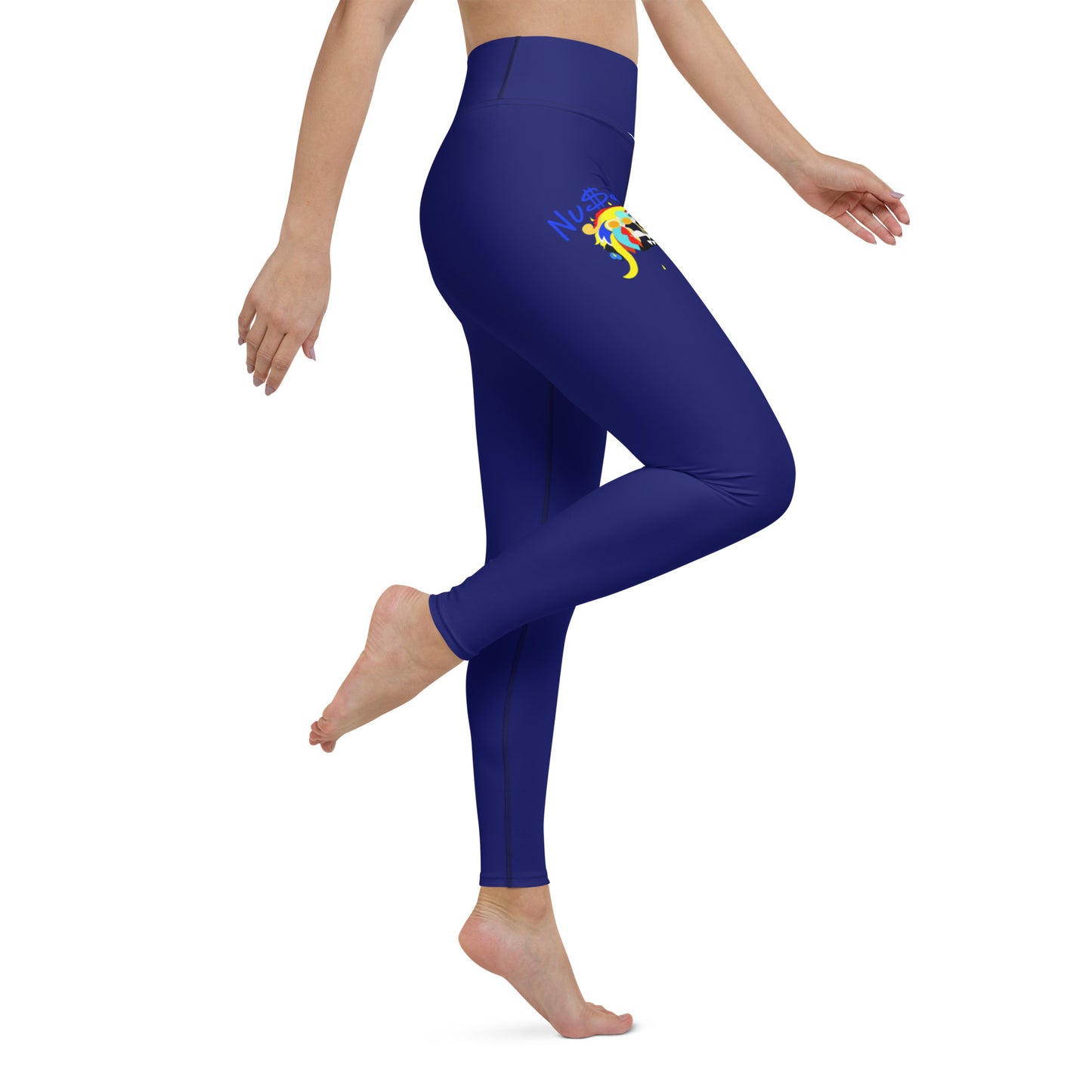 ‘’Pharaoh” Royal Blue Yoga Leggings